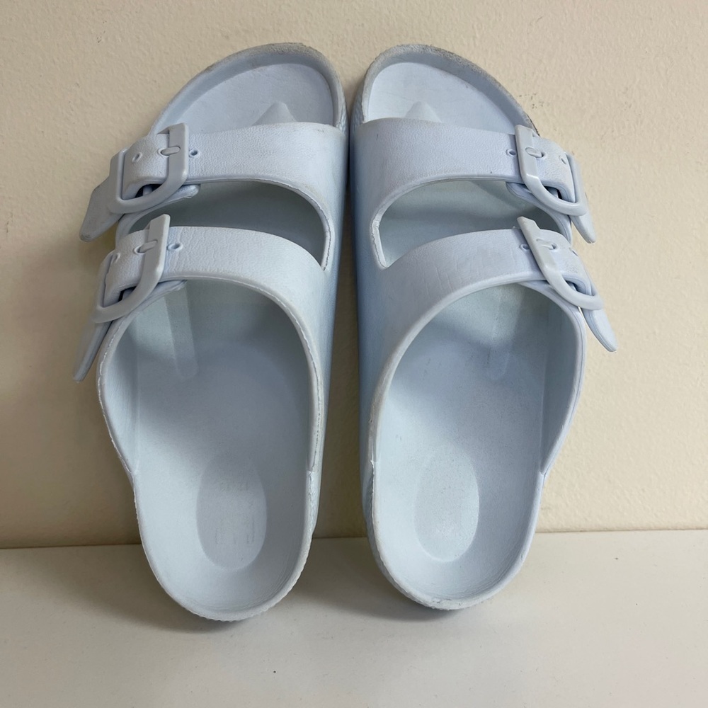 Gap Kids: Kids Eva Sandal - 2 Strap Light Blue Sandals, Size 12/13